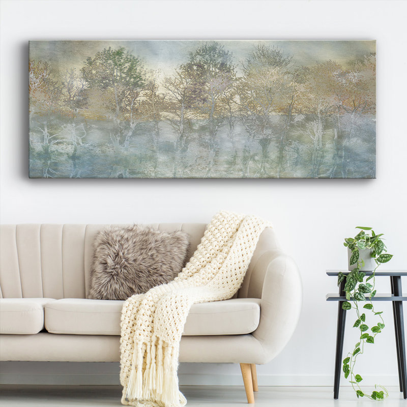 River Reflection sur toile, H 20 po x l 50 po x P 1,5 po