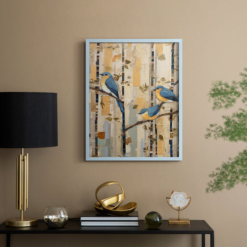 «ANIMALS Series Dxxiii», H 30 po x l 24 po, Bleu