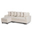 Mitzi 3 Seater Velvet Corner Sectional-284682789