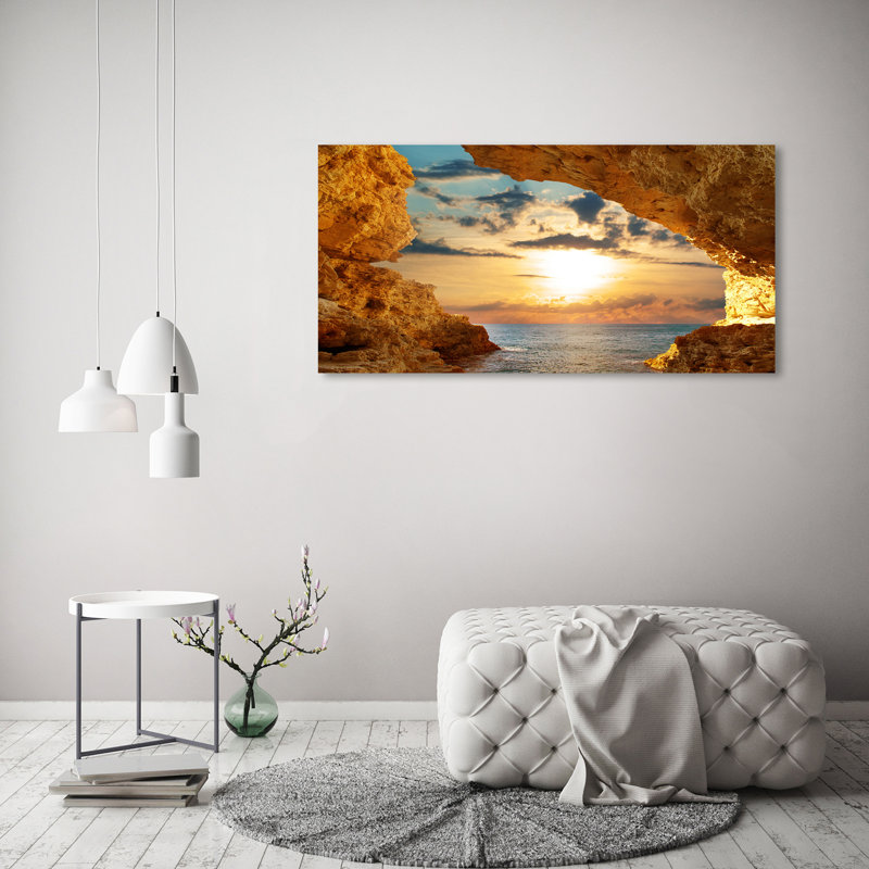 Grotto By The Sea - Wrapped Canvas Print