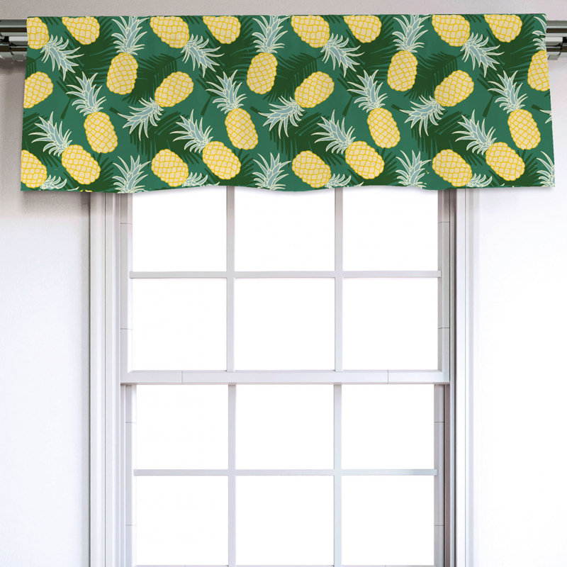 Sateen Ruffled Window Valance
