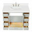 Meuble-lavabo simple avec plateau Abshire 49-93359324