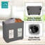 Fabric Rolling Laundry Basket with Handles-71296763