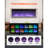 Wrought Studio™ Black Electric Fireplace-679524965