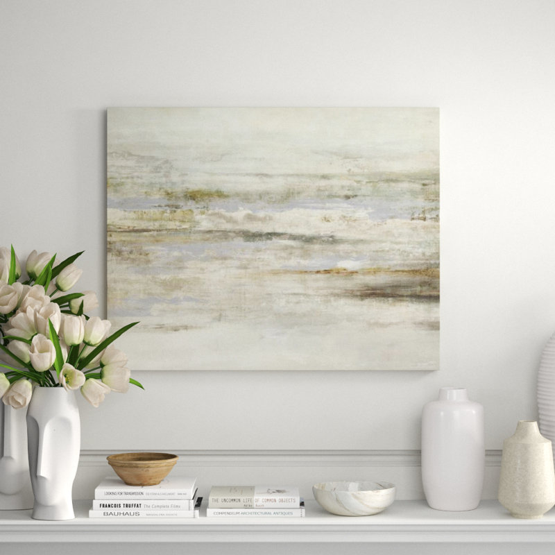 Early To Rise Painting by Guseul Park, Hand Embellished, 30" H x 38" W