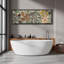 Abstrait art floral botanique vert Mid Century Modern-111696448-102833249