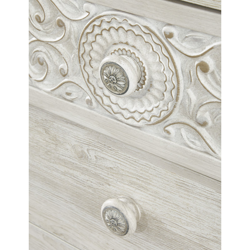 Brown Cottage Style Tall Chest of Drawers