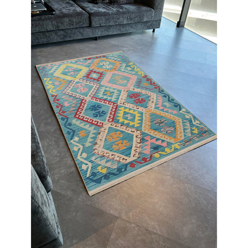 Tapis intérieur / extérieur Livas, Rectangle 3 pi 11 po x 5 pi 11 po