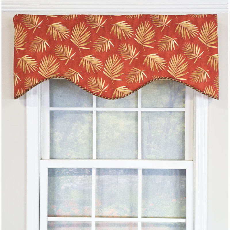RLF Home Hawthorn Cornice Valance, Red