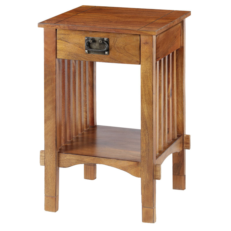 Villalte Solid Wood End Table