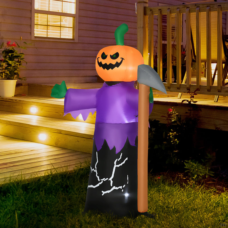 Bougie gonflable d'Halloween Outsunny
