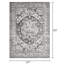 Tapis gris en polypropylène tissé à la main Raghdah Southwestern-285343997
