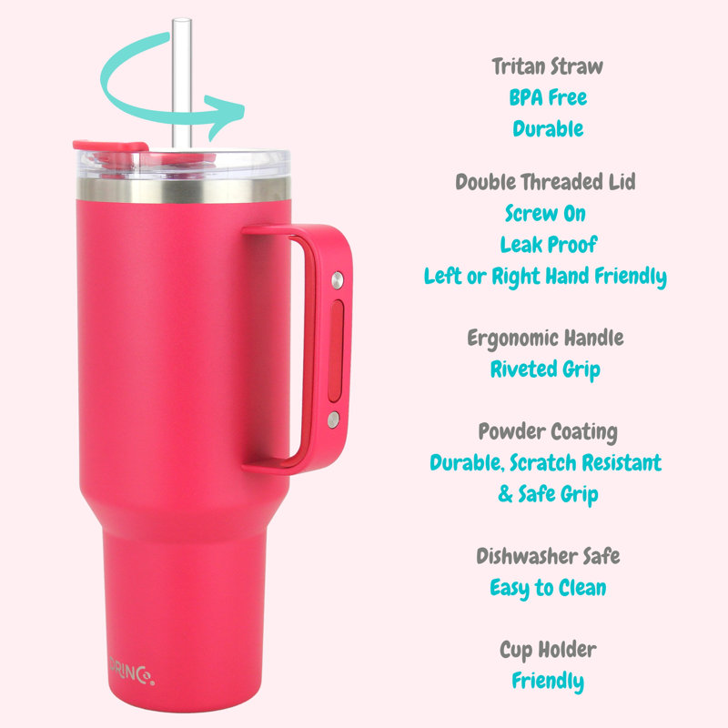 40 oz. Drinco BigSur, Magenta Viva
