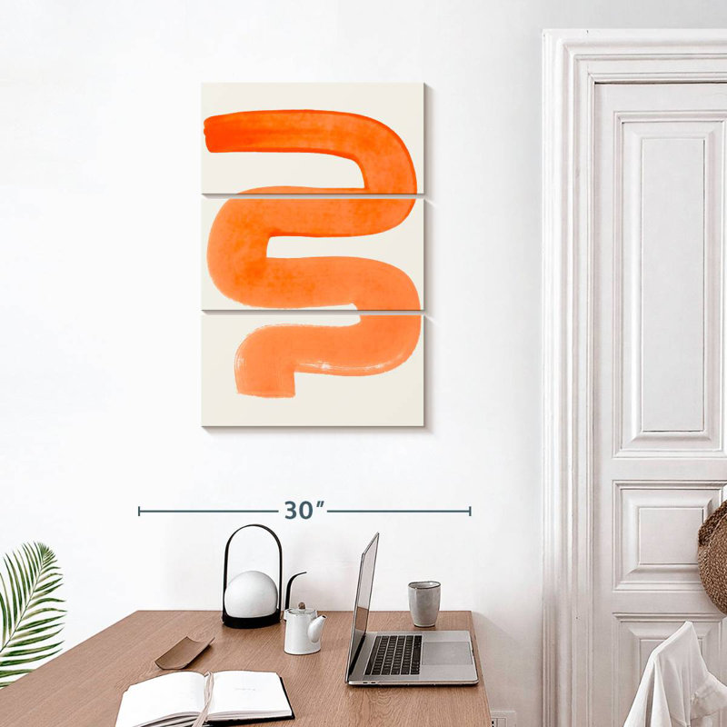 Avery Orange Wiggle, 32" H x 20" W