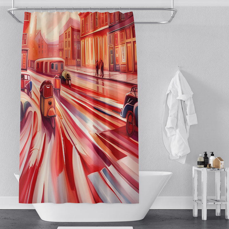 Rideau de douche Aleeyah, H 93 po x l 70 po