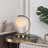 1-light Brushed Bress Bed Side Lamp Lamps For Night Stands Modern Table Lamp Aesthetic Lamp