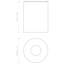 Kos LED Outdoor Flush Mount-61059414-61059415