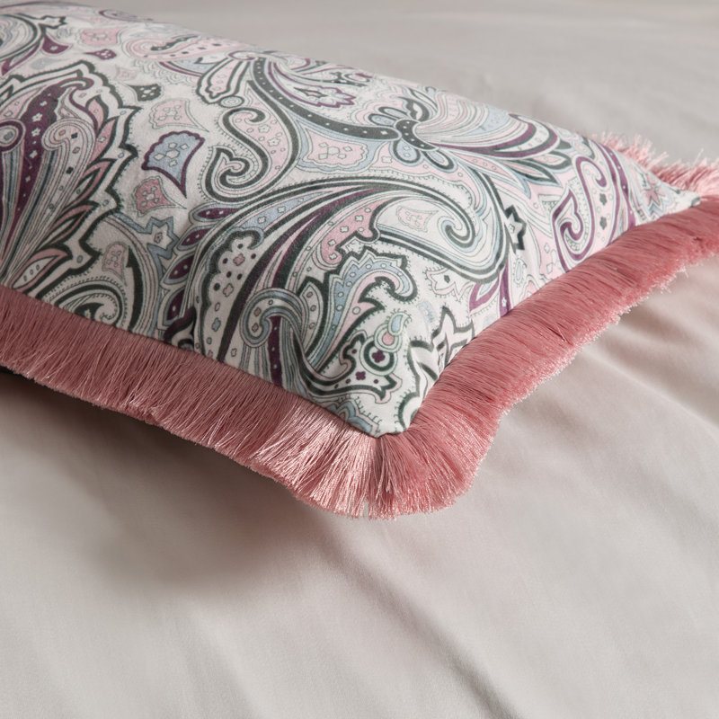 Velvet Square Pillow Cover & Insert, Mauve