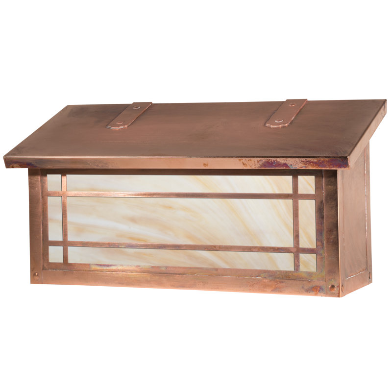 Summit Brass Wall Mounted Mailbox, Honey, Architectural Bronze