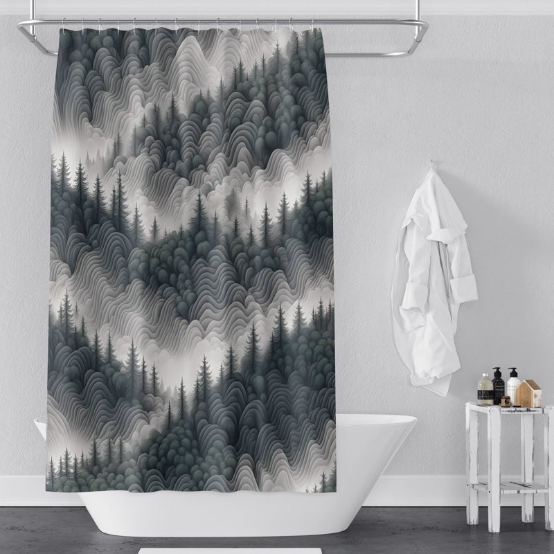 Rideau de douche SH01223, H 93 po x l 70 po