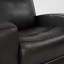 Fauteuil inclinable en cuir triple avec zéro gravité et soutien lombaire-437587318