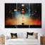 Coreyonna - Ensemble de décoration murale paysage abstrait-108316422-108316420