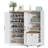 20 Pair Shoe Storage Organizer with Adjustable Shelves, Doors, and Lockable Casters