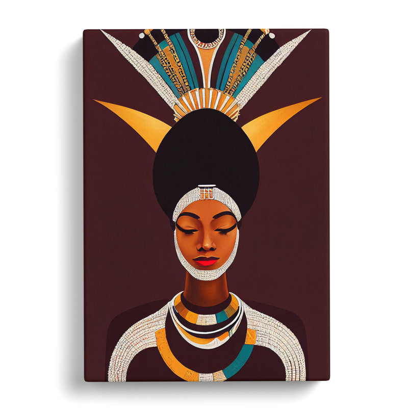 An Unusual Woman Abstract - Wrapped Canvas, 76cm H x 50cm W x 3cm D