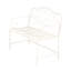 Banc de jardin Sunnydaze - blanc-59775713