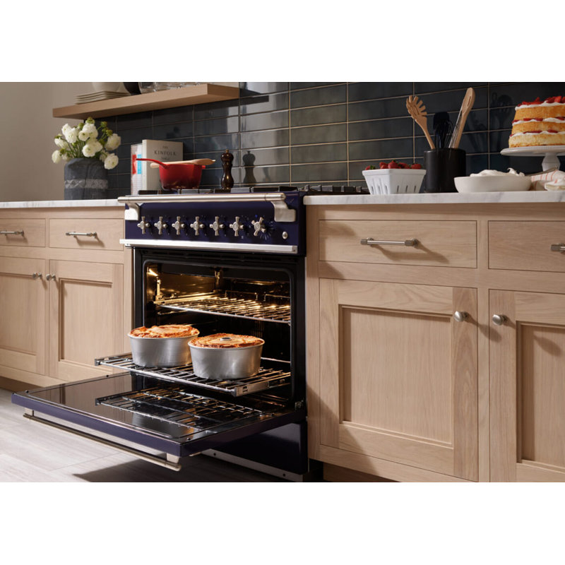 AGA Elise 36" Range and Rangetop 7-Knob Pack Accessory, Brushed Brass