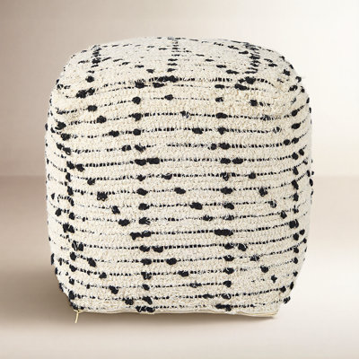 Jenna 16" Cotton Pouffe