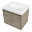 Ensemble de meuble-lavabo simple mural 24,5 "