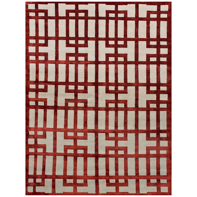 Geometric Area Rug, Rectangle 8' x 10'