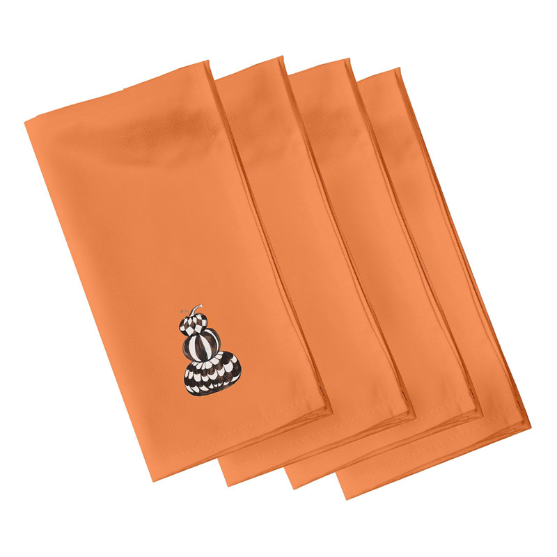 Medota Pumpkin Stack Napkins, Orange