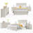 Queen Size Bed And Nightstand Set-123386586