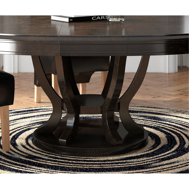 Table ovale ronde à 1 pi