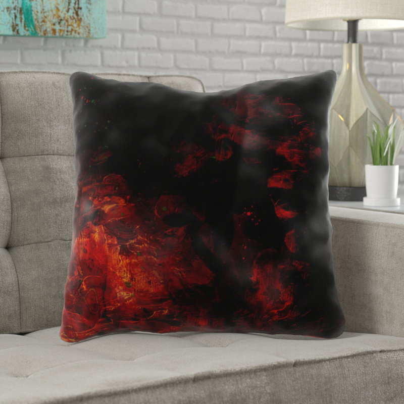 Coussin décoratif Elidge, Intérieur, Microsuède