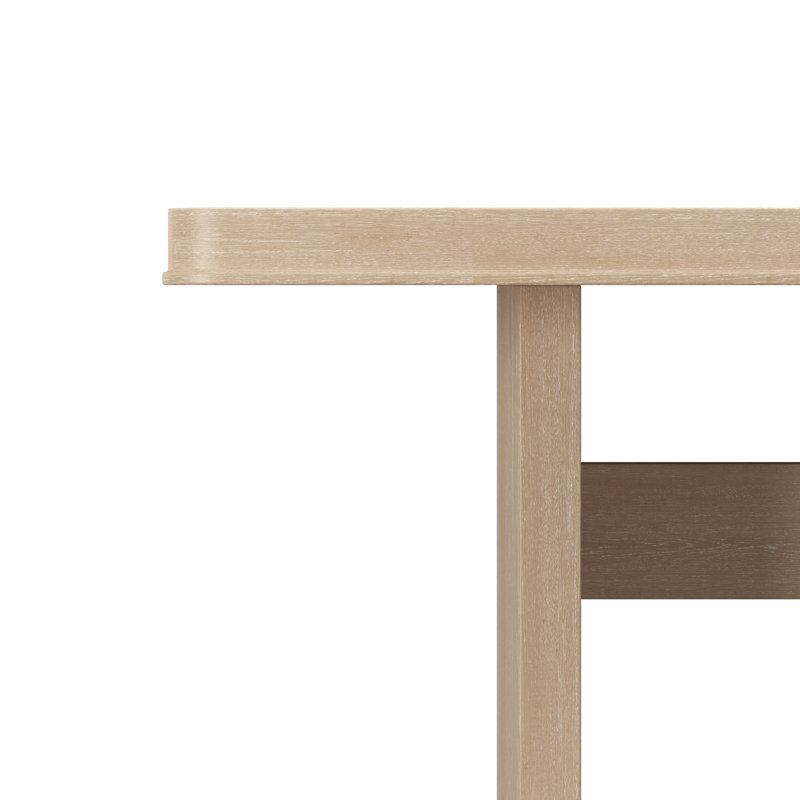 Ensemble de salle à manger Jeraldy, 5 pièces: table, 4 chaises, Chêne clair