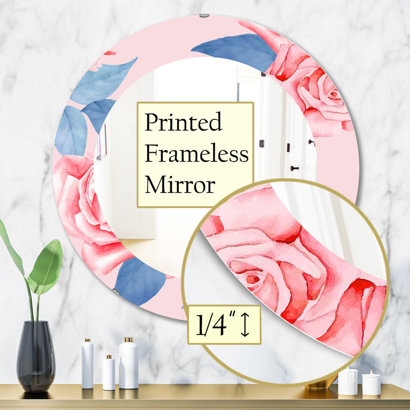 Miroir décoratif Blossom, H 31,5 po x l po
