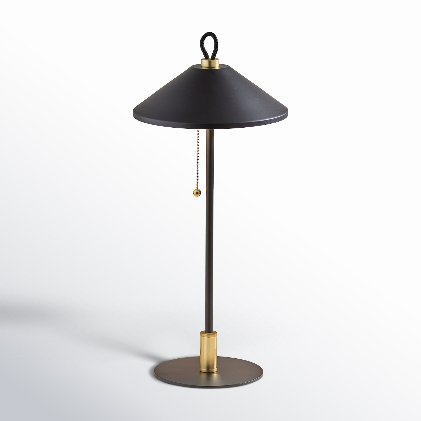 Abington Metal Desk Lamp, Black, Black
