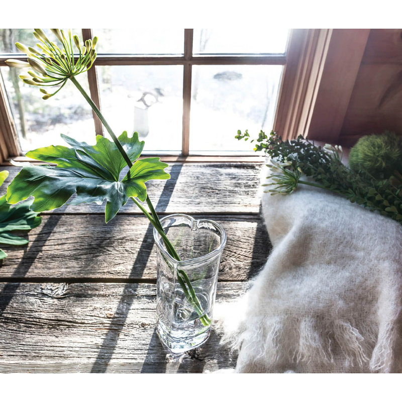 Highgate Heart Vase, 9" H x 4" W x 4" D