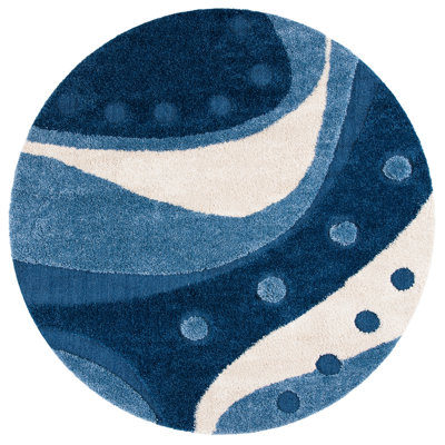 Kerio Shag Performance Abstract Rug