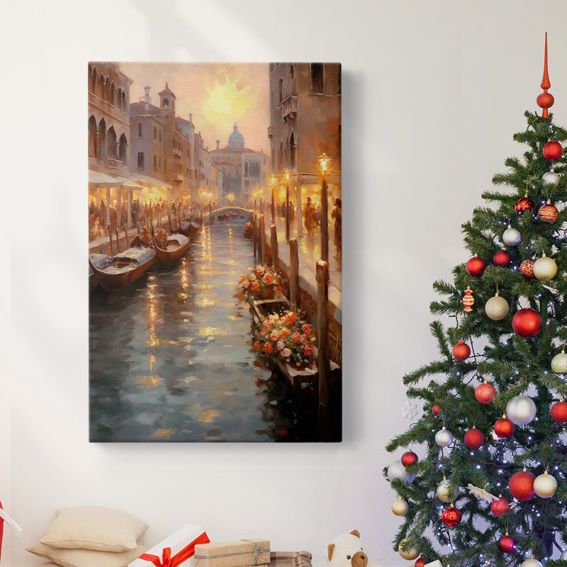 Art des Fêtes de Noël - Toile tendue avec châssis DCCxx, H 24 po x l 16 po