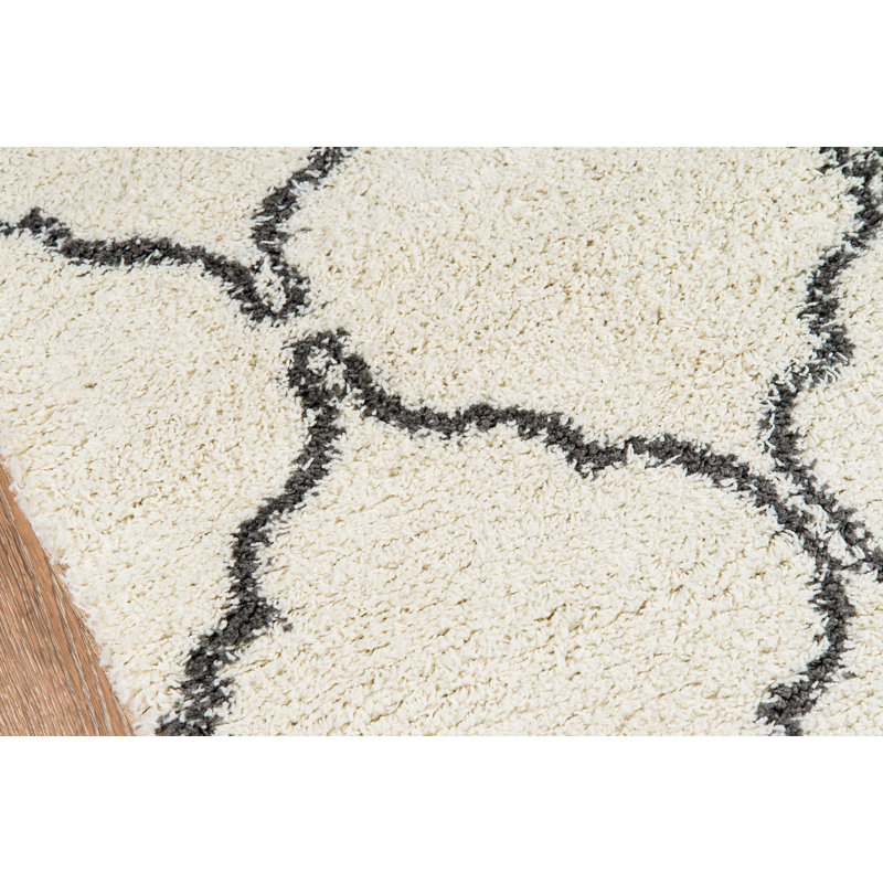 Tapis noir / gris anthracite Almonte, Rectangle 2 pi x 3 pi