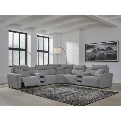 Depew 7-Piece Power Reclining Sectional With Chaise