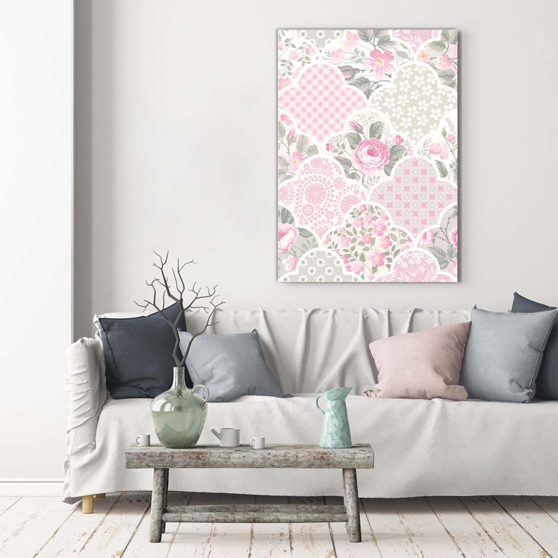 Roses 1 Piece Wrapped Canvas Wall Art