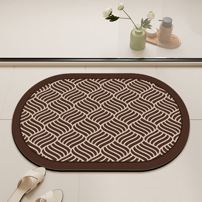 Decontamination Diatomaceous Earth Absorbent Bathroom Mat