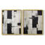ABSTRACT Series CEC XXXVII - Impression encadrée de qualité supérieure - prête à être accrochée - aucun clou requis - aucun clou requis-329952748-329952750