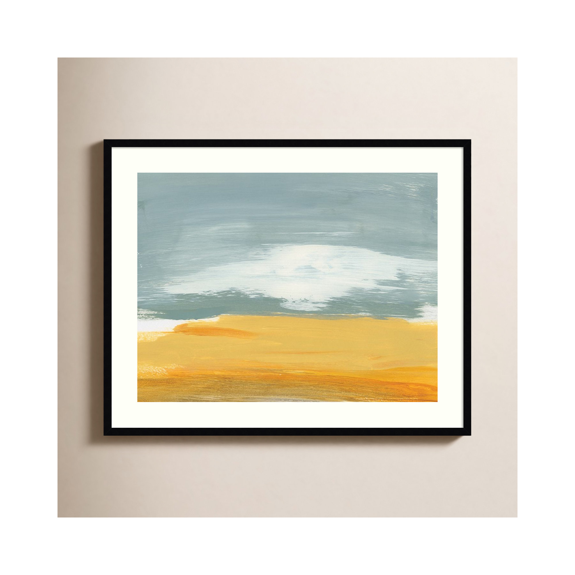 Winter Desert by Bronwyn Baker, Black Framed Paper, 33" H x 41" W