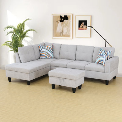 3 - Piece Upholstered Sectional